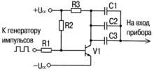 Формирователь импульсов лабораторного сигнала, подаваемого на показывающий прибор частоты вращения коленчатого вала